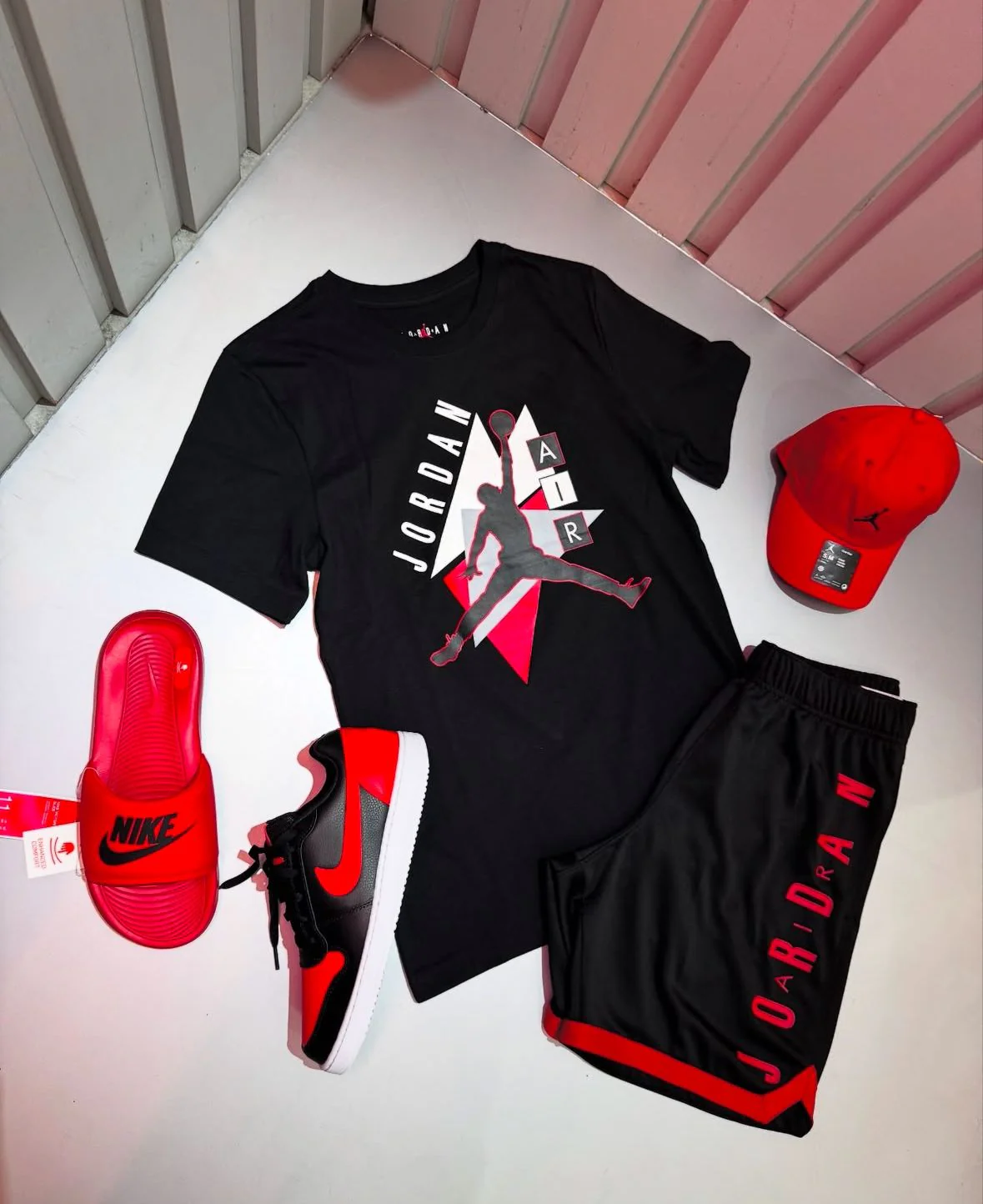 Kit Jordan Completo com slide e tênis